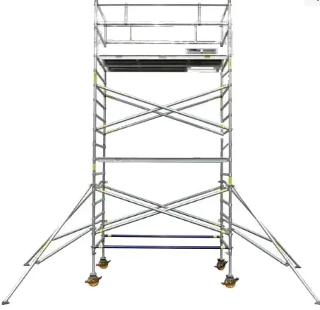 Double-Width 14-Foot Mobile Scaffold Tower product view