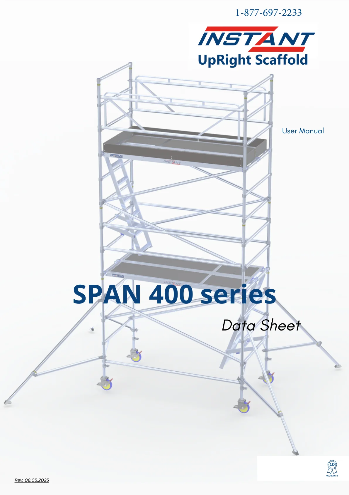 SPAN 400 product manual cover and system reference